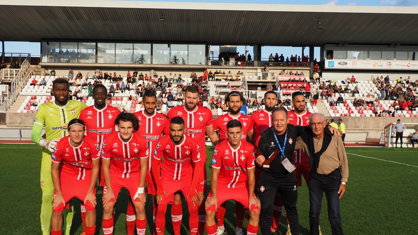 Malik Vivant reçoit le trophée Georges Boulogne Olympique de Valence