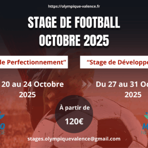 Stage de Football Octobre 2025