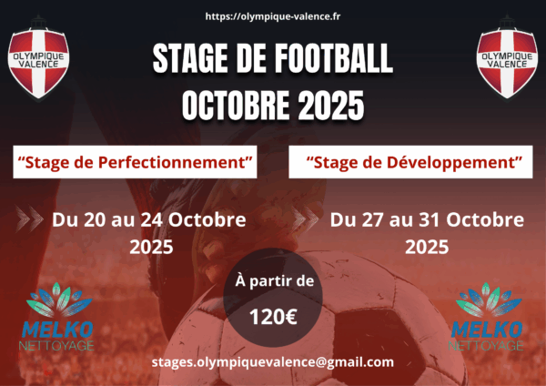 Stage de Football Octobre 2025
