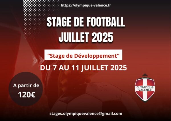 Stage de Football Juillet 2025
