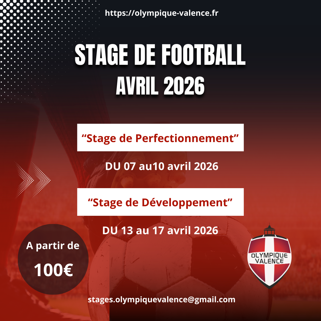 Stage de Football Avril 2026