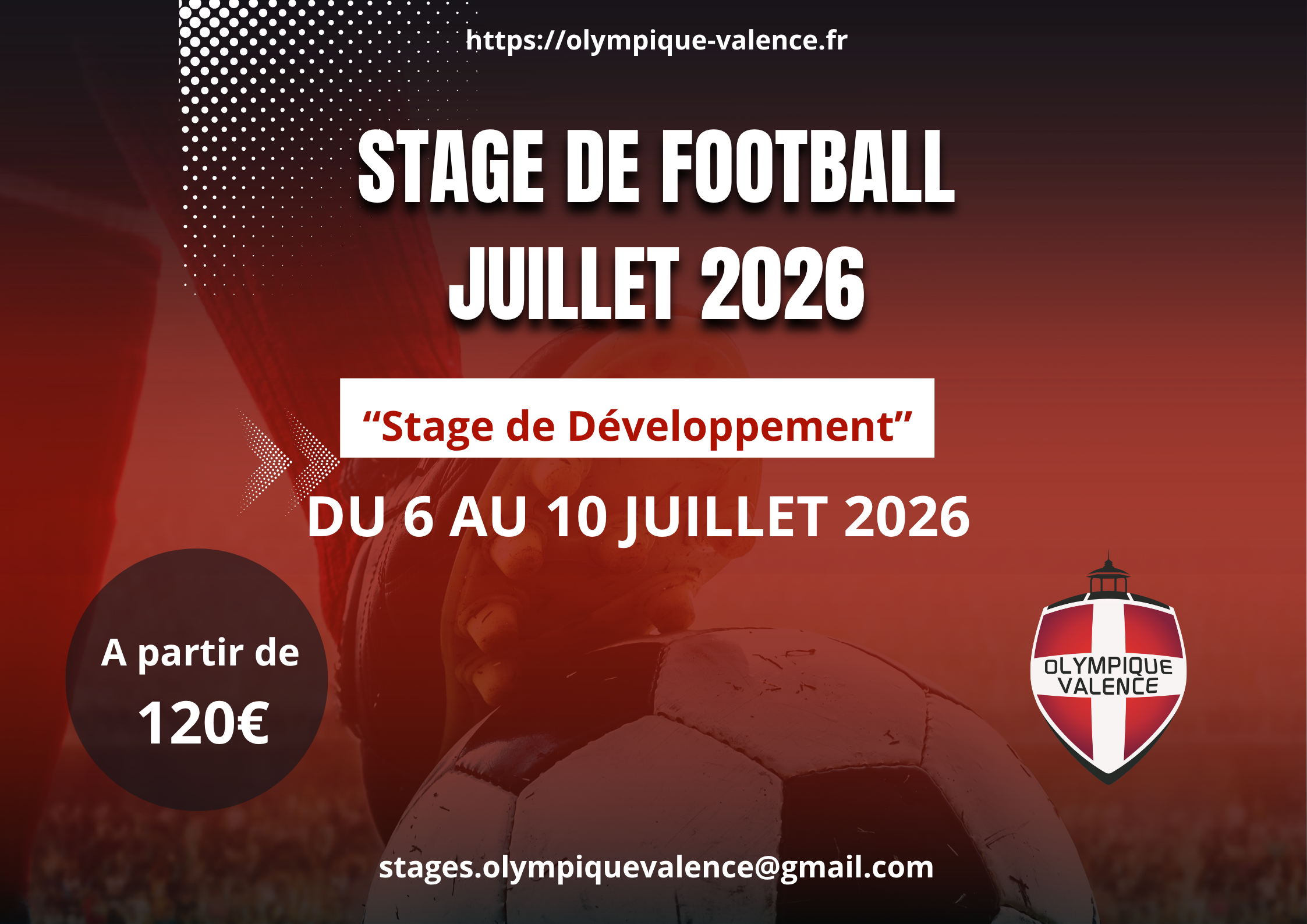 Stage de Football Juillet 2026