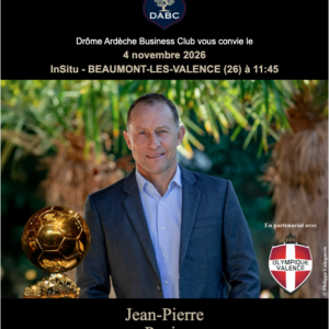 REPAS CONFÉRENCE AVEC JEAN-PIERRE PAPIN